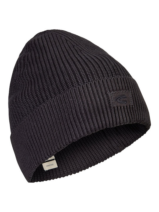 Camel Active Beanie Unisex Beanie Knitted in Black color