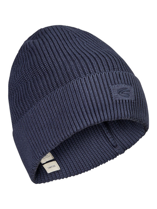 Camel Active Beanie Unisex Σκούφος Πλεκτός σε Μπλε χρώμα