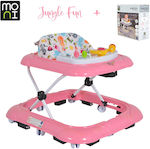 Moni Jungle Fun Baby Walker Pink