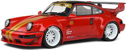 Porsche 911 F II Miniature Solido 1:43 - Couleur Argent, Fabriquée En France