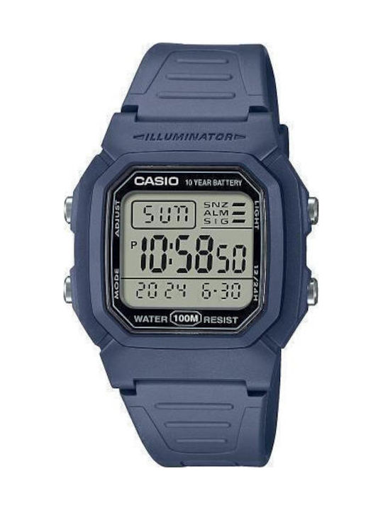 Casio Casio Vintage Ρολόι Μπαταρίας με Καουτσούκ Λουράκι