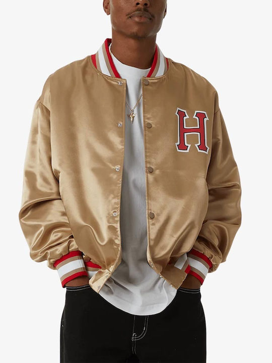 HUF Men's Winter Jacket Beige