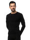 Men's Undershirt Long-sleeved Black
