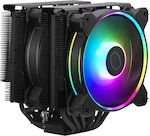 CoolerMaster Hyper 622 Halo Black CPU Kühlung Doppellüfter für Socket /A/M/4/ /A/M/5/ /1/2/0/0/ /1/1/5/x/ /1/7/0/0/ mit ARGB Beleuchtung Schwarz