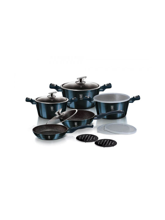 Berlinger Haus Cookware Set of Cast Aluminum wi...
