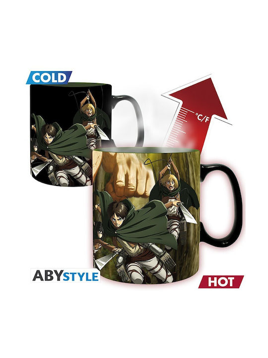 Abysse Attack On Titan Heat Change Κούπα Κεραμική 460ml