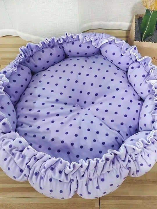Hundebett Nest Lila 50x50cm.