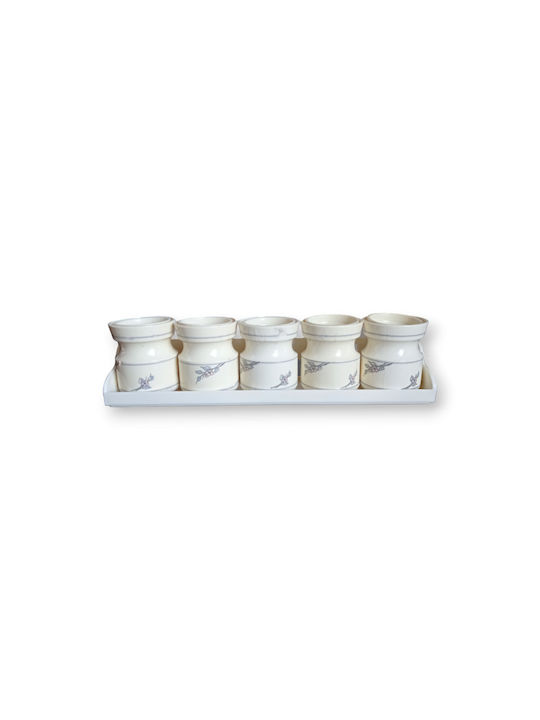 Decorative Vase White 5x5x5cm