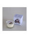 Artifact Aromatic Candle with Hidden Message in White Jar 8x6cm