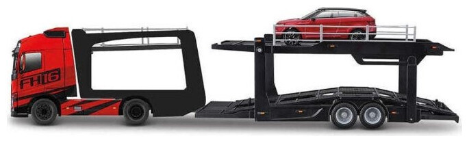 Burago 1:43 Scale Street Fire Multicar Carrier- Scania S730