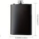 Panora Flask Stainless Steel Black 240ml