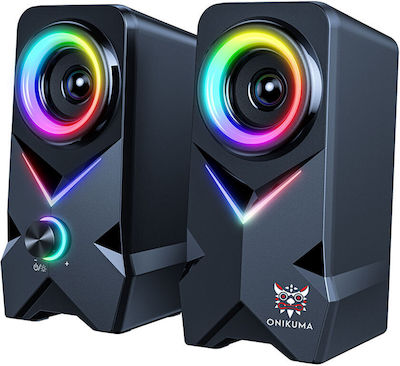 Onikuma L2 2.0 Speakers with RGB 10W Black