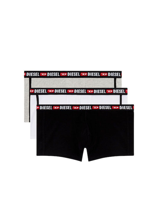 Diesel Men's Boxers RED- WHITE- BLACK 3Pack