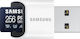 Samsung PRO Ultimate microSDXC 256GB Class 10 U3 V30 A2 UHS-I με USB Reader