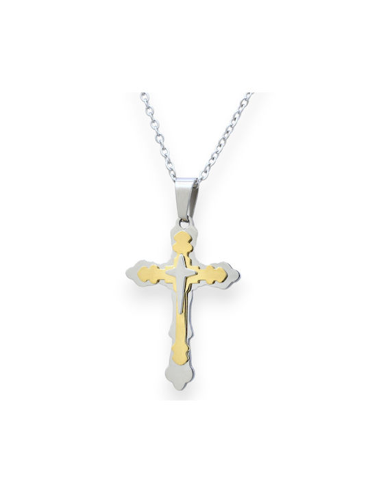 Goldjewels Women's Cross from Steel