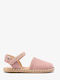 Παιδικές Espadrilles mit Bügel- und Schleifenverschluss Rosa