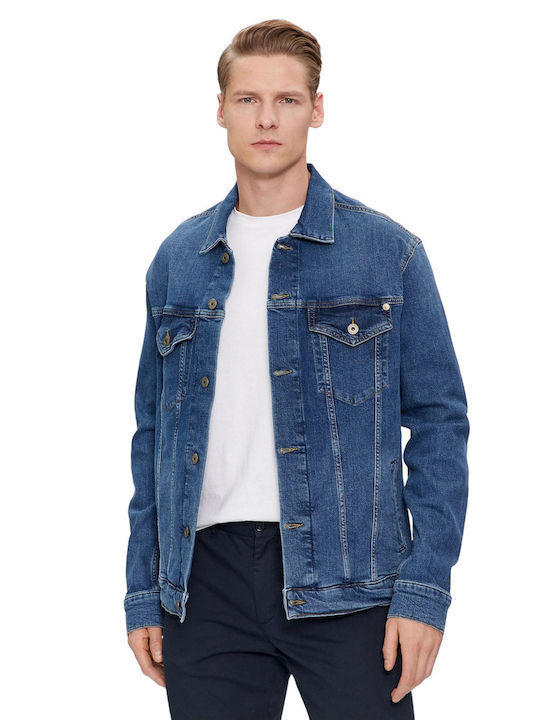Geci Bărbați Denim Albastru