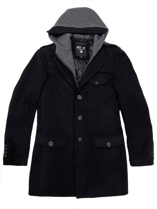 Ustyle Men's Coat Black