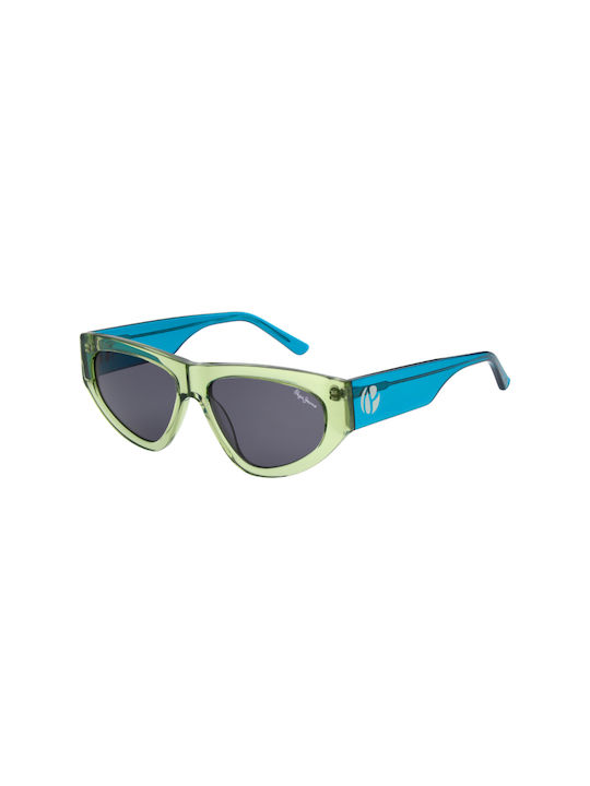 Pepe Jeans Sonnenbrillen mit Grün Rahmen und Gray Linse PJ7403-598