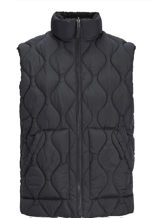 Jack & Jones Sleeveless Winter Jacket Black