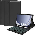 Tech-Protect Smartcase Flip Cover Piele artificială / Silicon / Plastic Negru (Galaxy Tab A9+ 11")