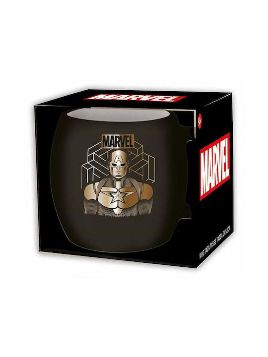 Marvel Cană Ceramică Neagră 360ml 1buc