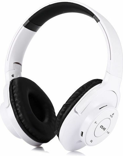 105180 Fără fir Bluetooth Over Ear Căști cu Radio cu 6 ore de Funcționare Albe