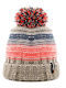 Beanie Γυναικείος Fleece Σκούφος Πλεκτός σε Γκρι χρώμα