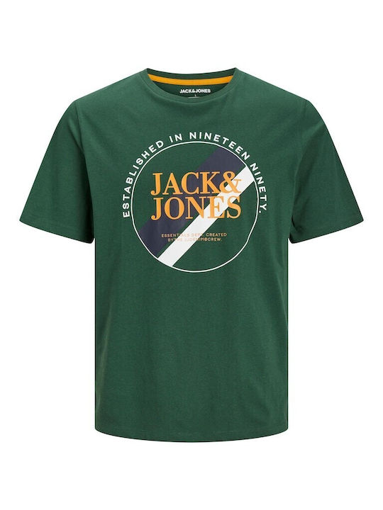 Jack & Jones Ανδρικό T-shirt Κοντομάνικο Πράσινο