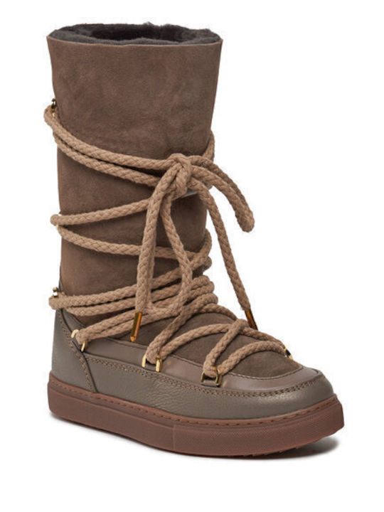 Damenstiefel Braun