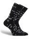 Sock Ing Чорапи с Дизайн Black 1Пакет