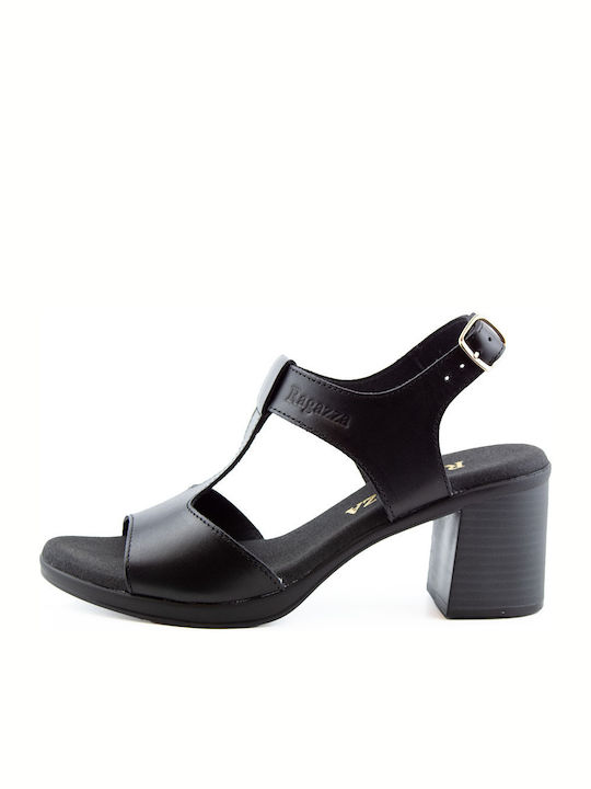 Ragazza Leather Women's Sandals Black