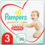 Pampers Premium Care Premium Care Pants Πάνες Βρακάκι No. 3 για 6-11kg 96τμχ