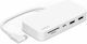 Belkin Hub USB 3 Porturi USB 3.2 cu Conectare USB-C Alb
