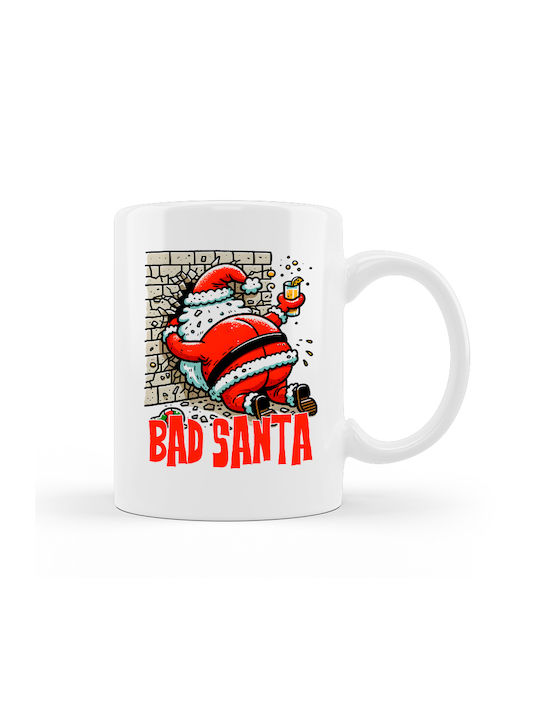 Christmas Mug Ceramic White 1pcs