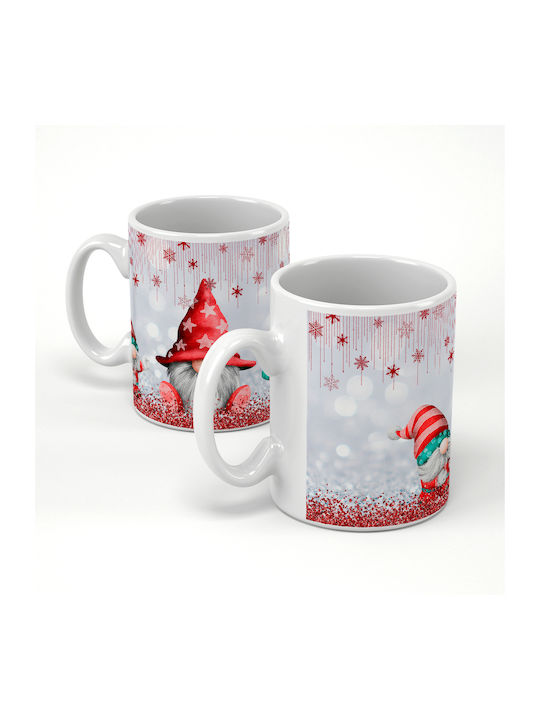 Christmas Mug Ceramic White 1pcs