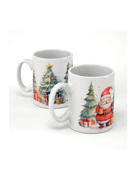 Christmas Mug Ceramic White 1pcs