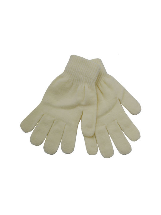 Brims and Trims Women's Knitted Gloves Beige