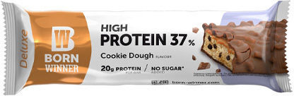 Born Winner Deluxe Блокче с 37% Протеин & Вкус Тесто за бисквити 55гр