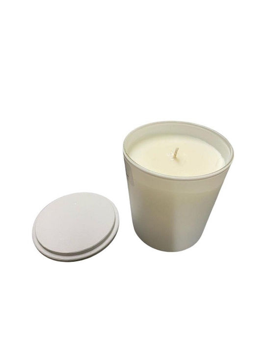 24home.gr Scented Soy Candle Jar White 1pcs