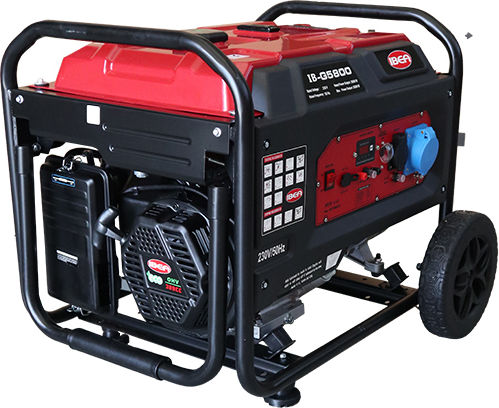 IBEA Generators Benzin mit Rädern und maximaler Leistung 7kVA