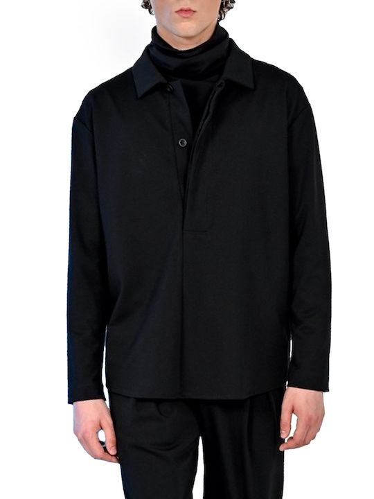 Langärmlig Hemd Black