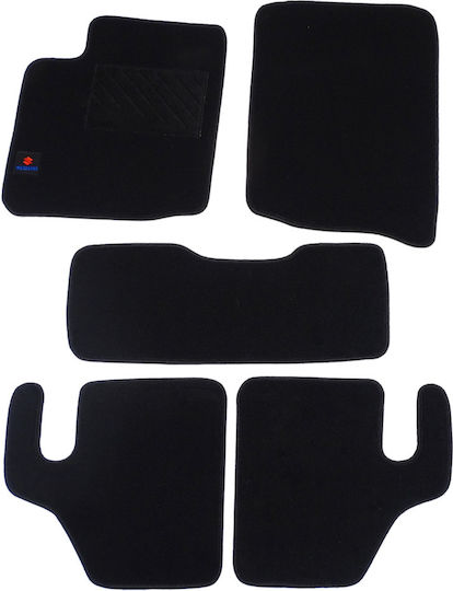 Σετ Μπροστινά και Πίσω Πατάκια 5τμχ για Suzuki Grand Vitara 1998-2005 Μαύρα