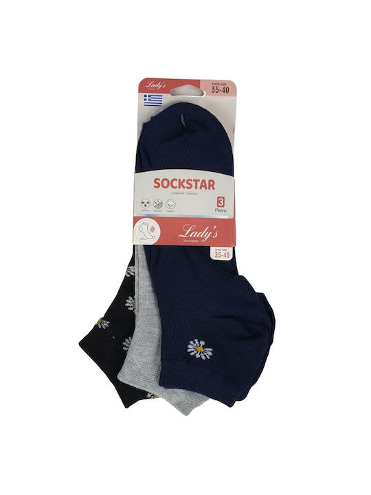 Sockstar Women's Socks Colorful 3Pack