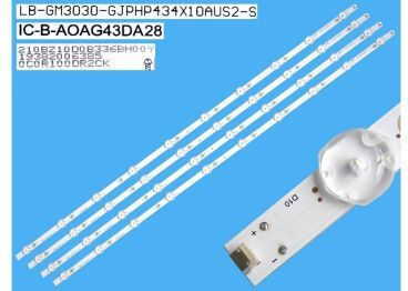 Philips LED-Hintergrundbeleuchtungsbalken LB-GM3030-GJPHP434X10AUS2-S