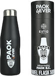 Estia Travel Flask Save the Aegean Ανακυκλώσιμο Μπουκάλι Θερμός Ανοξείδωτο BPA Free Paok BC Edition 500ml