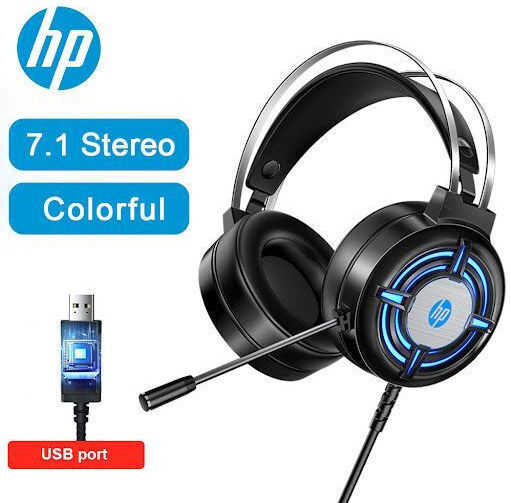 HP H120G Over Ear Gaming Headset με σύνδεση USB