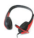Platinet On Ear Gaming Headset with Connection 2x3.5mm Red