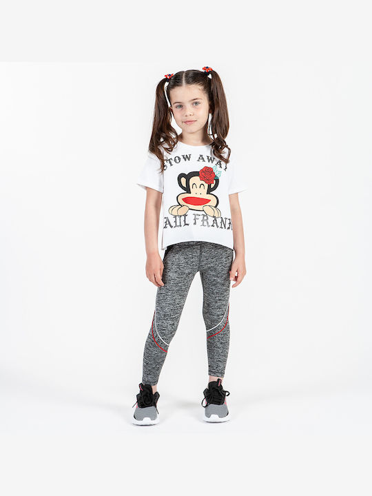 Kids Legging Sports Long Gray