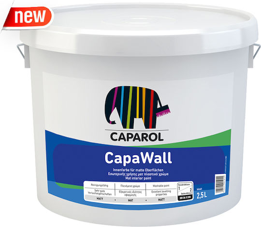 Caparol Plastik Farbe für Innenbereich Verwendung White 10Es